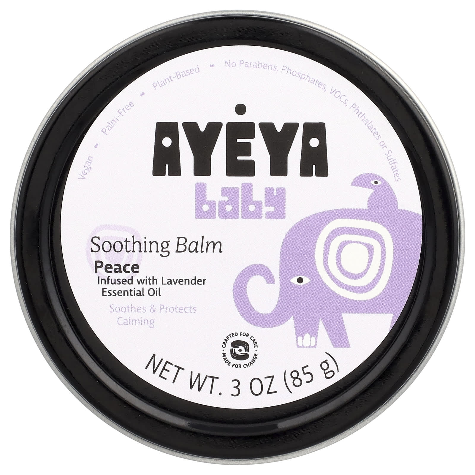 Ayeya, Baby Soothing Balm, Lavender, 85g (3oz)