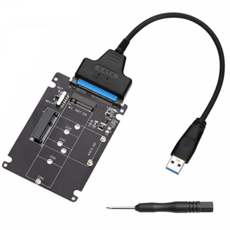 Hochgeschwindigkeits-M.2NGFF mSATA SSDs zu SATA-Adapter-Konverter zu SATA-Schnittstellen m.2NGFF zu USB-Konverter für vielseitige Verwendung
