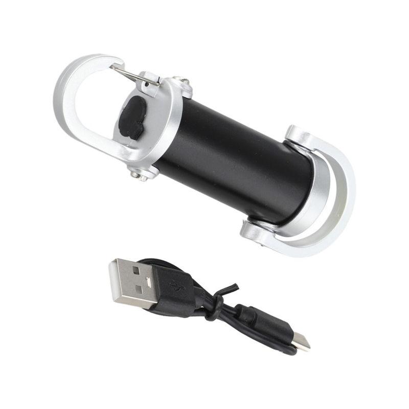 Mini Keychain Flashlight Waterproof with Rechargeable Battery and Charging Cable Outdoor Camping Portable Lighting GZW