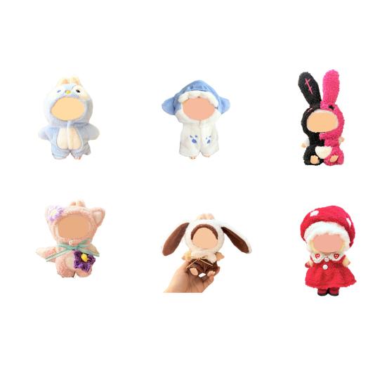 Doll Clothes Set for 17cm Doll Easy Wear And Replace Baby Clothes Creative Doll Outfit for Doll Lover