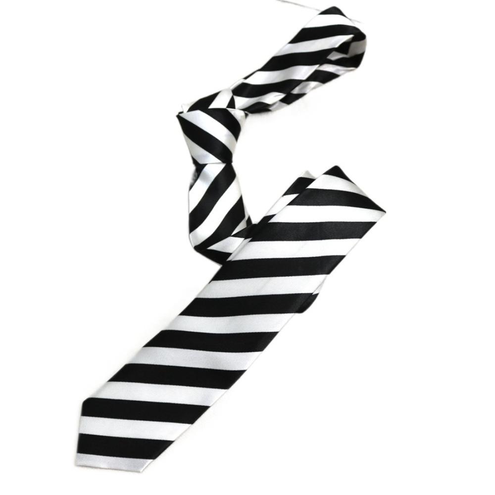Trendige Gestreifte Krawatte 5 cm Breit Schmale Krawatte Retro Leopardenmuster Krawatte Tägliche Kleidung