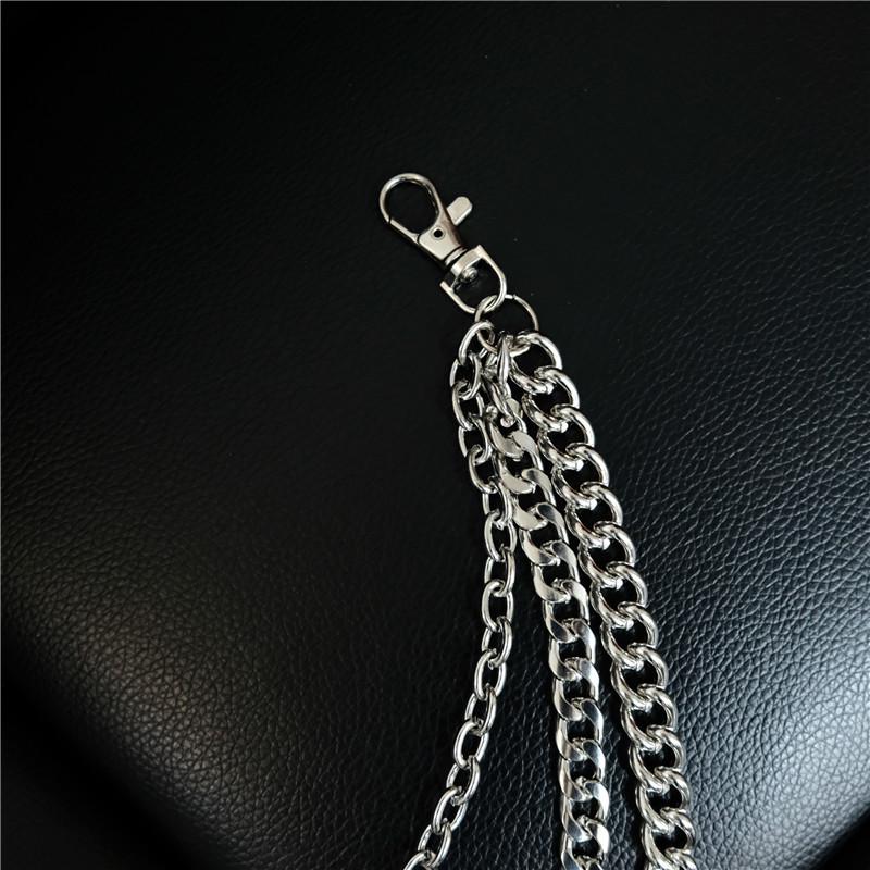 Korean-Style Hot Metal Trouser Chain with Spring Buckle - Cool and Versatile Waist Ornament