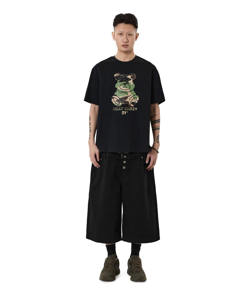 Opeunyadeu(Owai) Camo Dolly Tee - Black