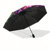 Vibrant Mandala Wall Art: Colorful Floral Decor for HomeUmbrella, Portable 3-Fold Umbrella for Men & Women,Christmas Gift ES350