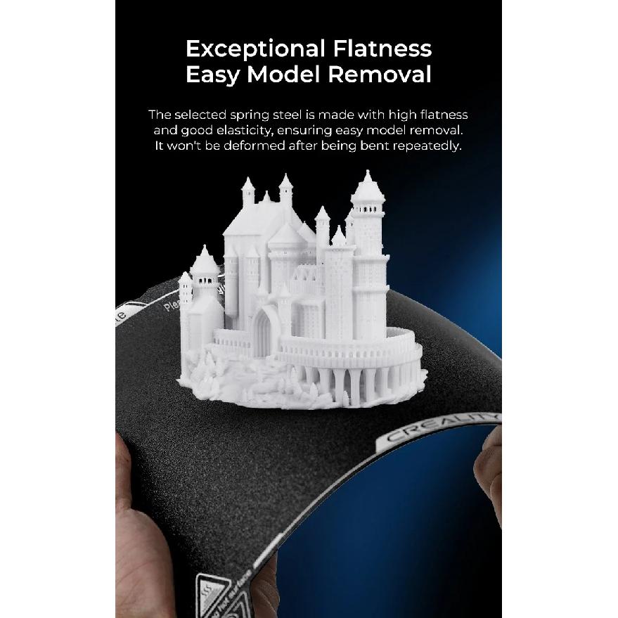 Creality Official original K1C PEI Build Plate Without Soft Magnetic Sticker 235x235mm K1C Printing Plateform Board Frosted