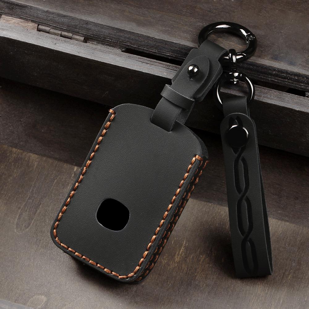 Leather Key Case Shell Fob for Mazda 3 Alexa CX4 CX5 CX-5 CX8 CX-30 CX30 2019 2020 Protector Accessories