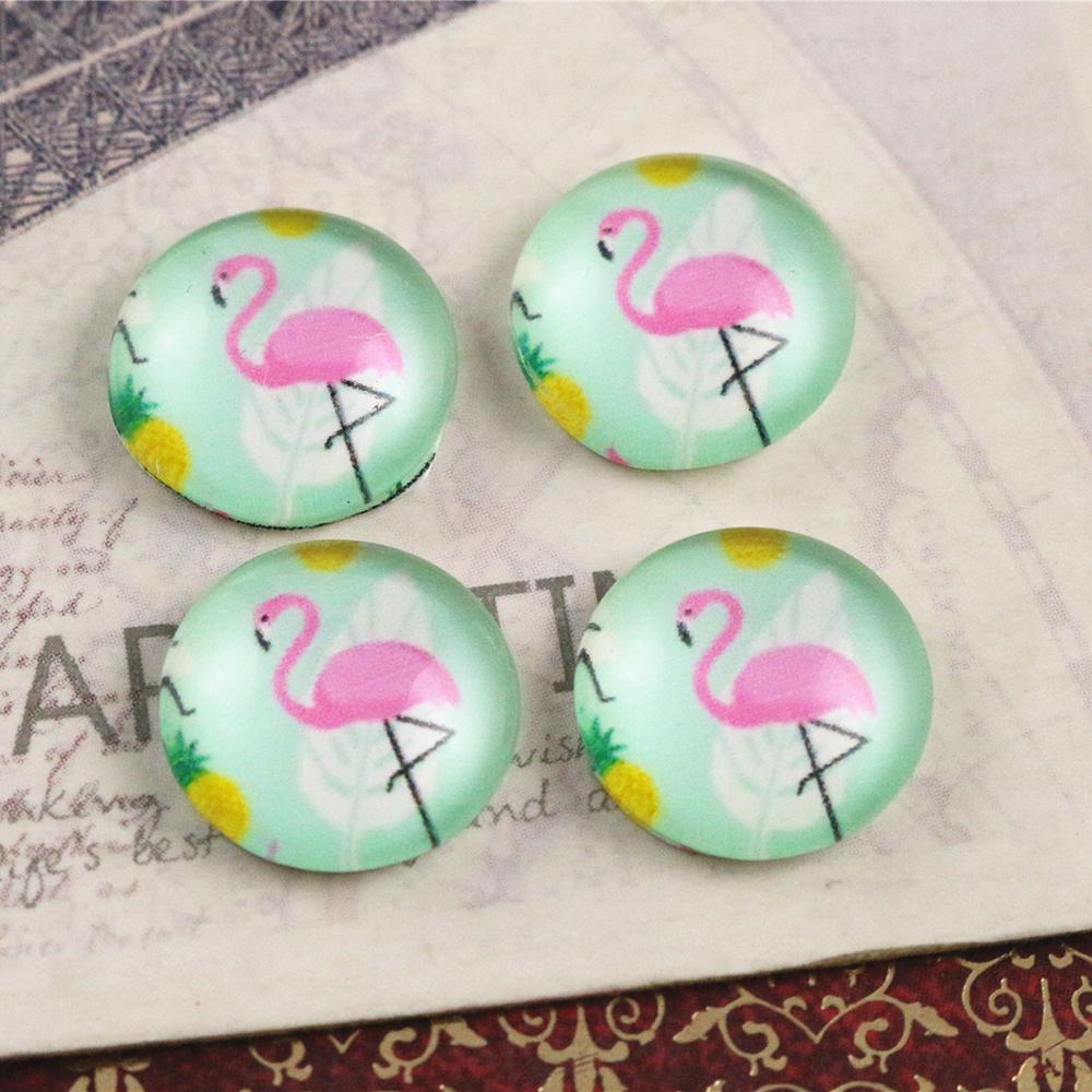 New Fashion 20pcs 12mm Clock Animal Flower Handmade Photo Glass Cabochons Pattern Domed Jewelry Accessories Supplies