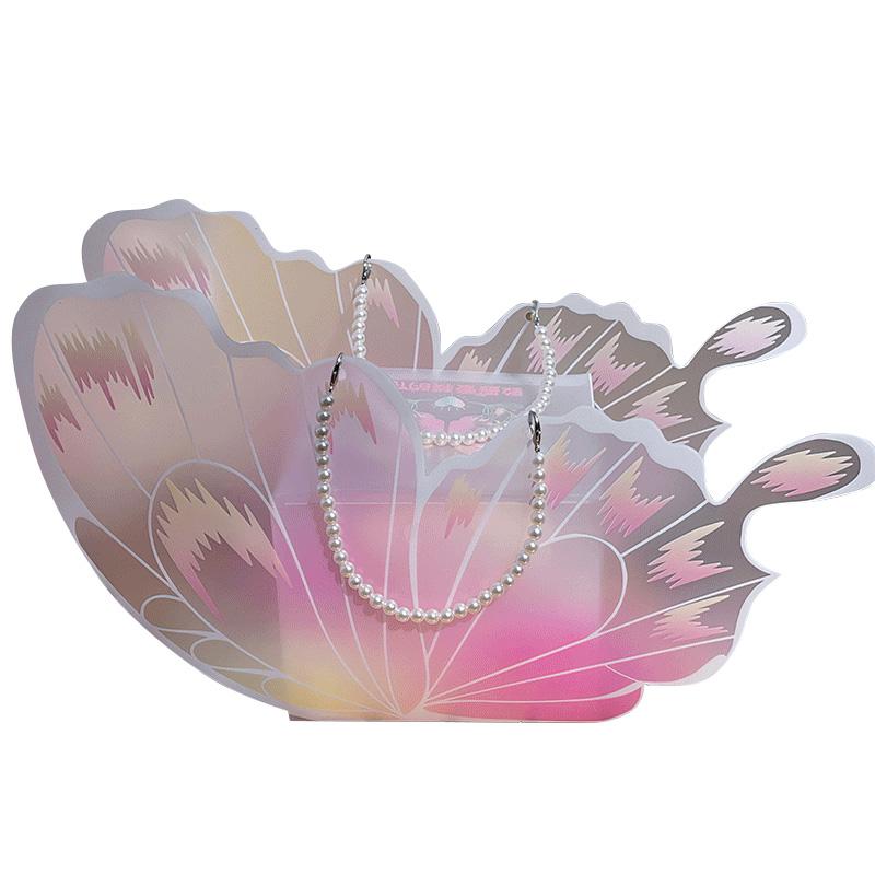 1PC Plastic DIY Dessert Storage Handbag Matte Cake Packaging Bags Packaging Material Butterfly Wings Shape Festival Party