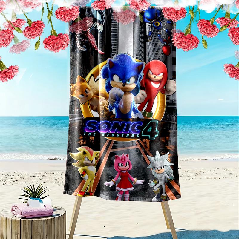 SONIC Beach Towel, Multi-purpose Beach Towel Perfect for Camping and Beach Vacations
