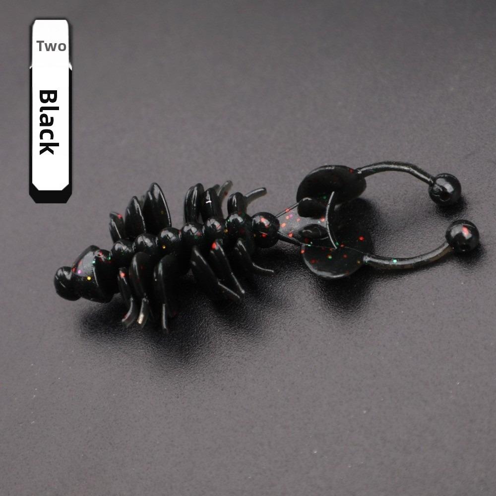 

7cm TPE Fishing Lures 1.3g Centipede Bait Artificial Shrimp Bait Silicone Material Floating Soft Lures Multi Foot Swimbaits