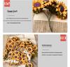 Sunflower Paper Flower DIY Gift Box Decoration for Weddings, Candy Boxes, and Accessories - Small Floral Accents.
