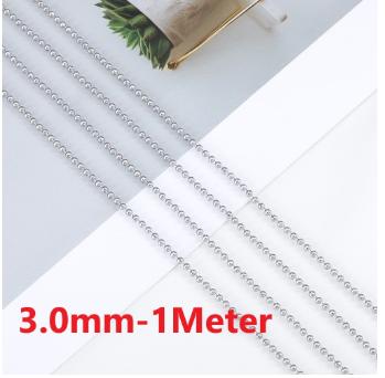 

No Fade 1Meter Stainless Steel Gold Color Rolo Cuban Link Chain Bulk Thick Chains for DIY Necklace Bracelet Jewelry Making 1 Meter