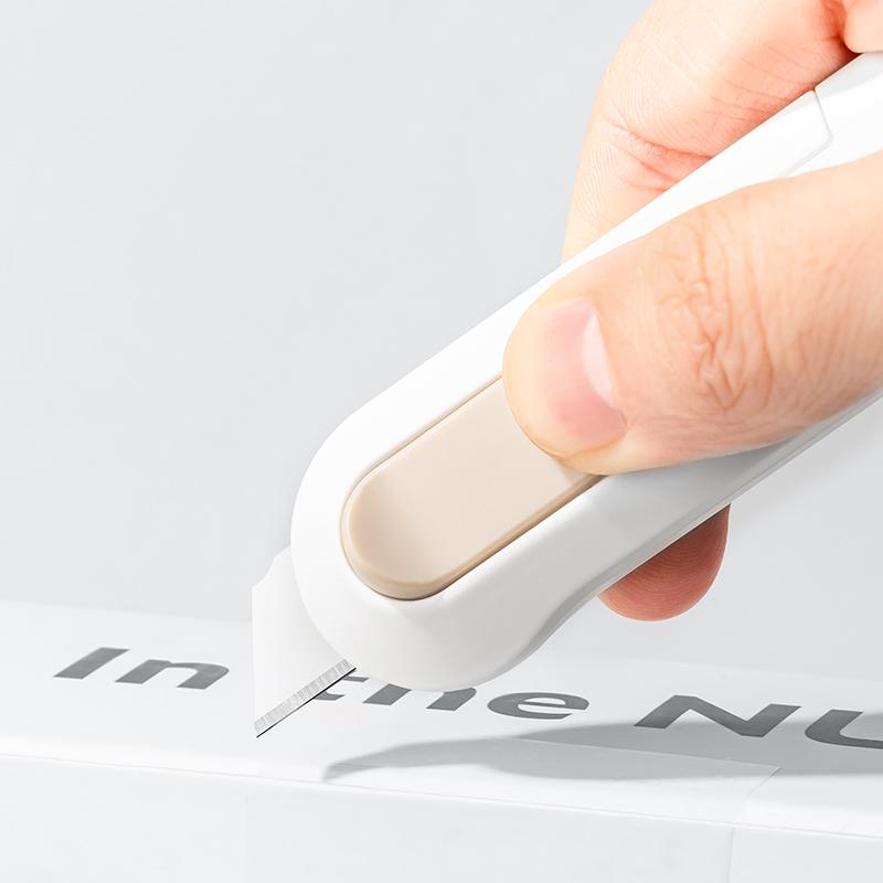 Portable Mini Paper Cutter Quality Artwork Knife Automatic Rebound Box Opener Pocket Cutter For Office Home Supplies & Open Box