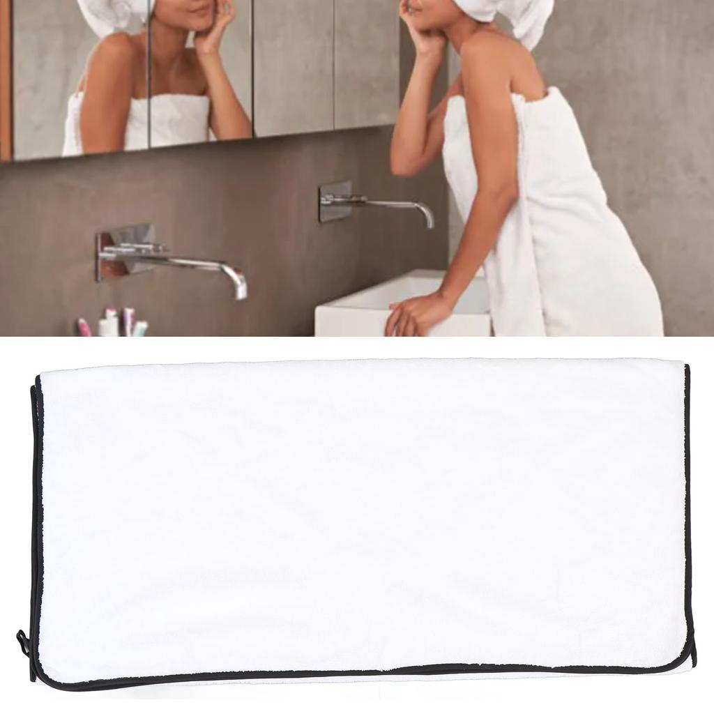 Coral Fce Bath Towel 70x140cm Highly Absorbent Quick Drying Soft Lightweight Bath Sheet for Home Travel