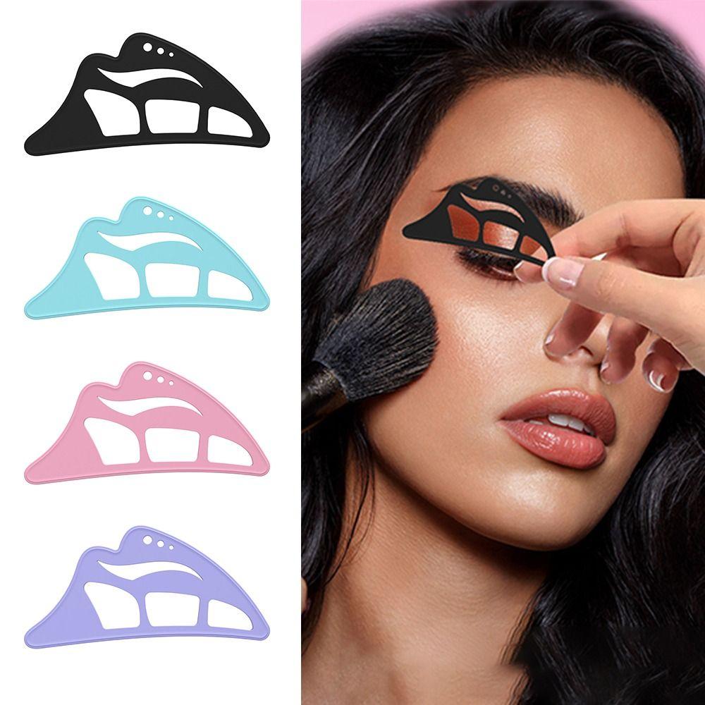 

Reusable Eyes Eyeliner Stencils Eyeshadow Shaper Tool Eye Makeup Aid Gifts Eyeshadow Stencils рожевий
