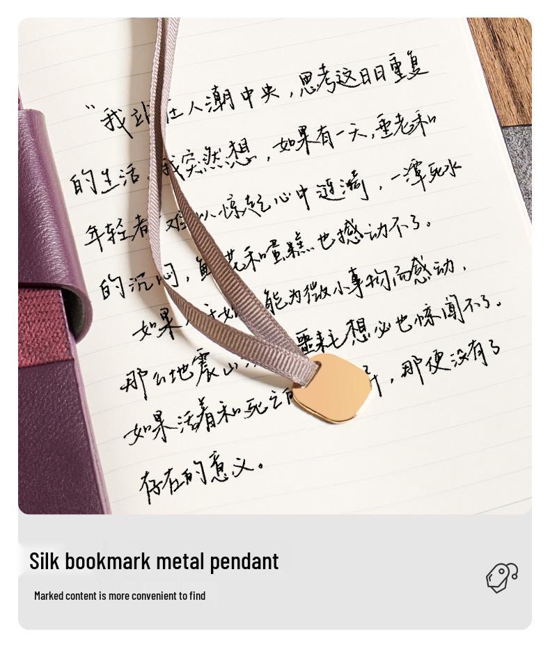 A5 Soft Leather Buckle Notebook: Customizable Diary Gift Set
