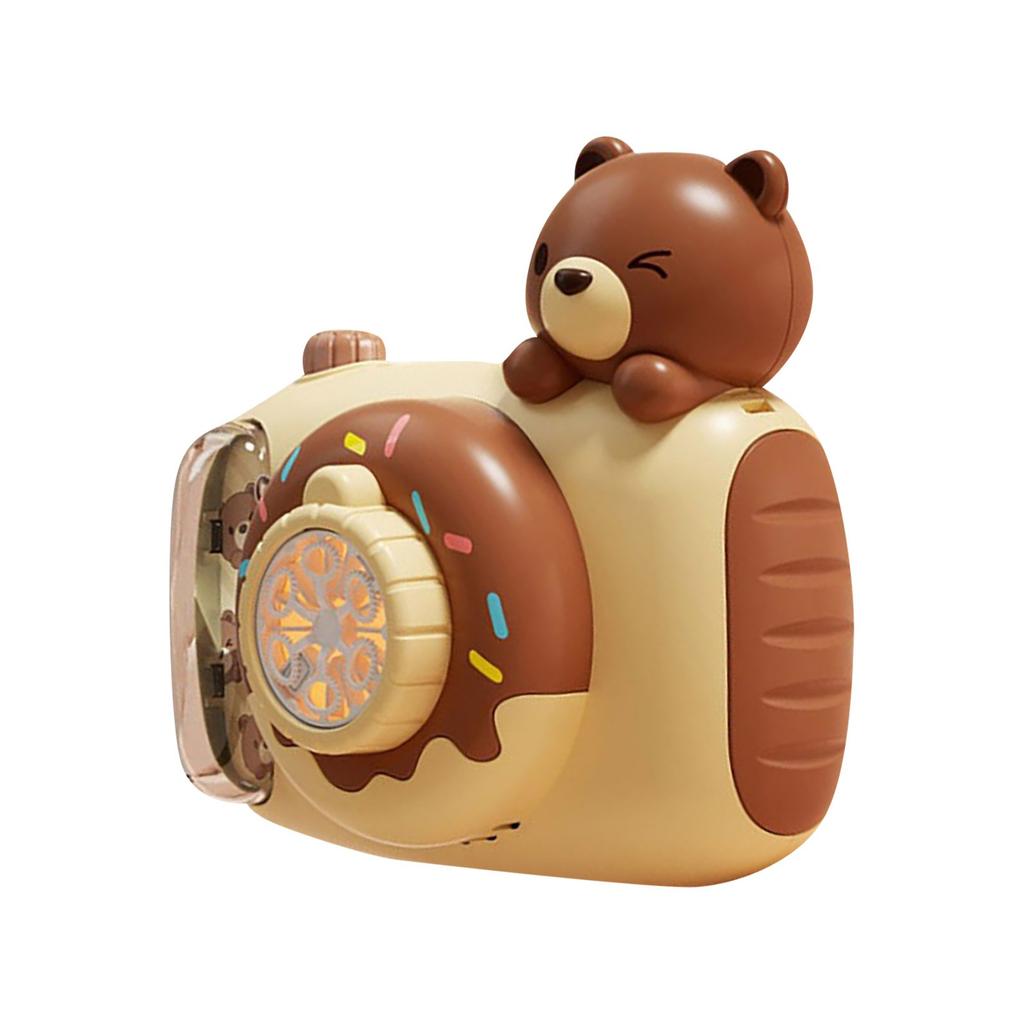 Children's Handheld Bubble Machine Camera Lighting Effect Bubble Machine Fully Automatic Bubble Machine (2 * 30ml Bubble Solution)