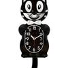 Vintage Cat Clock Cute Non Ticking Funny Retro Cat Wall Clocks with Moving Tail for Living Room Kitchen Study Home Office School
