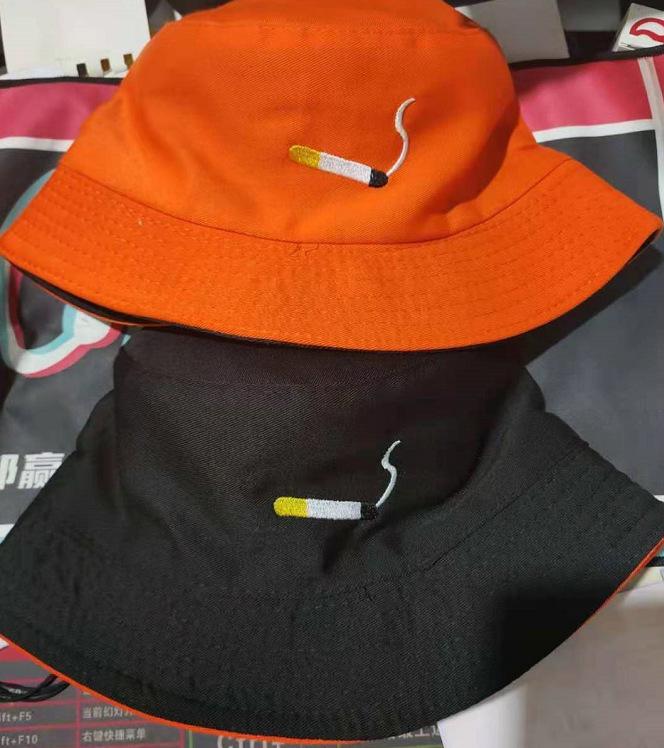Hat autumn double-sided bucket hat women's spring summer sun hat Japanese new student basin hat cute