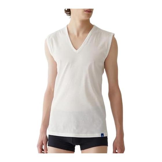 [Gunze] Inner Shirt, Cool Feeling, 100% Cotton, Long-lasting Deodorant, Sleeveless, Cool Magic MCA515N