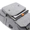 Korean Style Men's Oxford Cloth Backpack with USB - Retro Cross-Border Student and Travel Bag