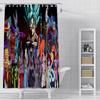 Anime B-balls Shower Curtain Waterproof Polyester Fabric Paint Bath Curtains B-balls Bathroom Decor D-dragons Curtain With Hook