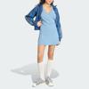 Adidas Originals Adilenium Season 5 Knitted Sports Striped Short Sleeve Dress Women dresses KZ5056