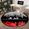 Adventure Friends round carpet Chair cushion Round Entryway Rug, Soft Round Rugs for Living Room, Bedroom, Circle Carpet decor gifts