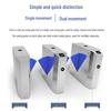 GEPAD STYZ-1030 Flap Barrier Pedestrian Access Gate CN plug (adapter included)