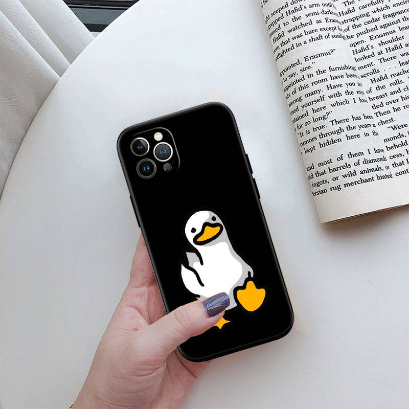 MH52 DUCK Cartoon Phone Shell Case for iPhone 7 8 11 12 13 14 15 16 17 16E XS Pro Max XR X SE Air