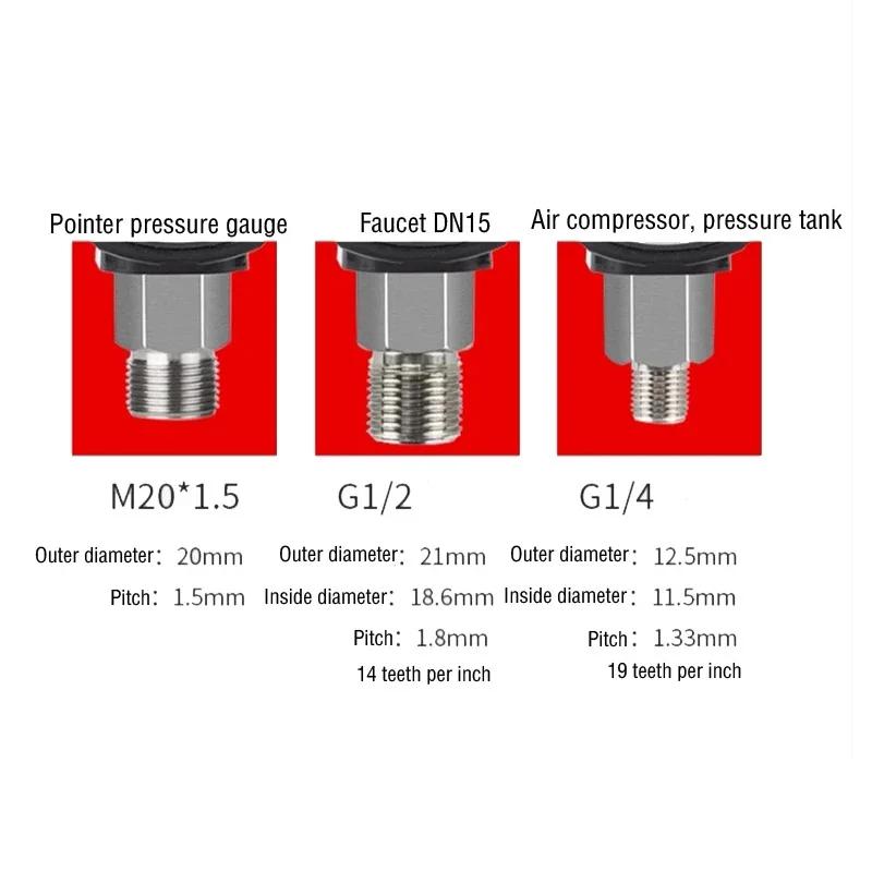 Digital Pressure Switch  Vacuum Digital Electric Contact Water Pump Pipeline Fire Negative Differential Pressure Gauge