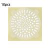 10pcs Hair Cleaning Disposable Floor Drain Sticker Hair Catcher Multipurpose Strainer  Kitchen