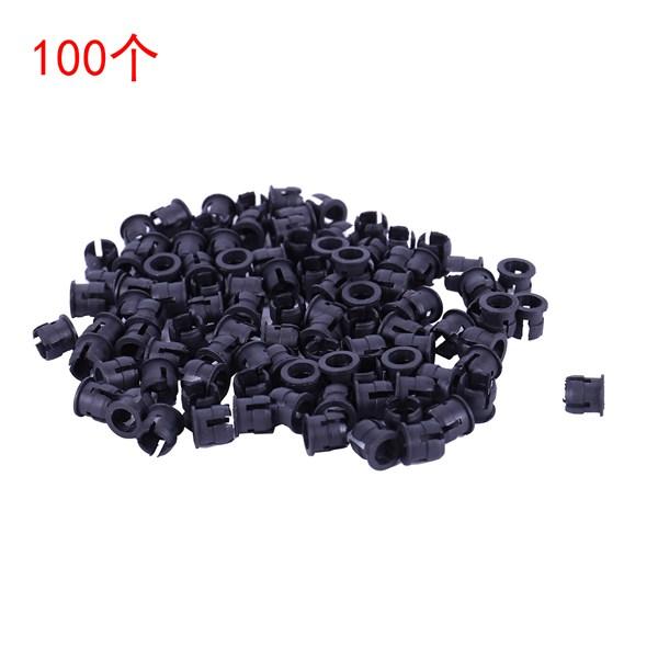 

200 штук Черный пластиковый 5 мм LED держатель клипса Крепление для дисплейной панели Корпуса