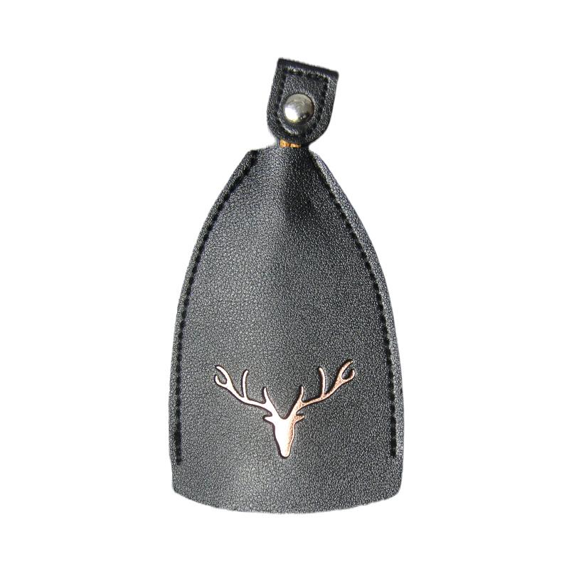 

Модный креативный выдвижной чехол для ключей, персонализированный женский автомобильный брелок, портативное хранилище для ключей, сумка для защиты от царапин чёрный