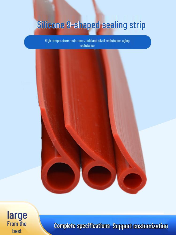 Silicone Sealing Strip: Acid & Alkali Resistant, High Temp Resistant, P & E-shaped for Oven, Steamer, Baking, Cold Storage.