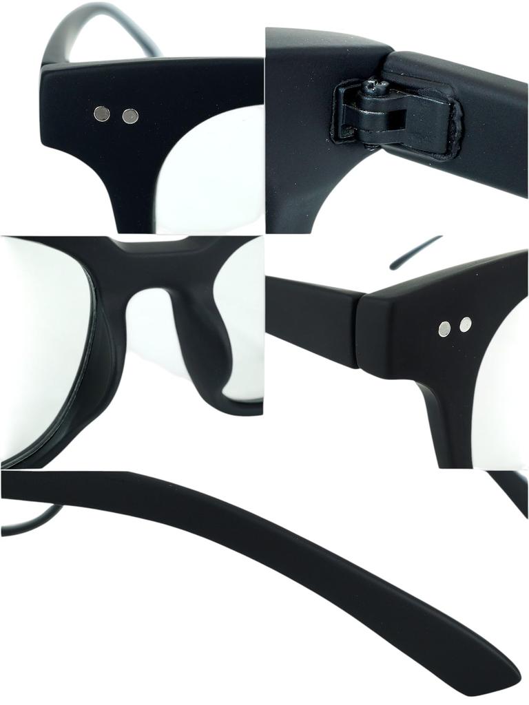 Photochromic Boston UV Light for Men and Black/Clear-Brown Sunglasses, Style, Full-Rim, Protection, Adjustment, Women, Non-Prescription,