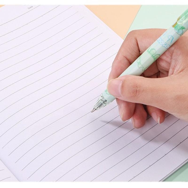 1Pc Cartoon Dinosaur Gel Pen Set Creative Student Press Gel Ink Pen Quick Dry Black Ink Kawaii Office School Girls Stationery Back To School Season