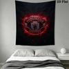 Manchester United Wandteppich Ästhetischer Wandbehang Gedruckter Stoffdecke Dekorative Wandteppiche für Schlafzimmer Wohnzimmer Heimdekoration