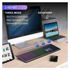 110 Keys Wireless Keyboard RGB Backlit BT Connection with Numpad Rechargeable Design