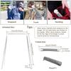 Collapsible Floor Stand Clothes Hanger Clothes Drying Rack Adjustable Angle Coat Hanger for Home Camping Travel Outdoor Storage