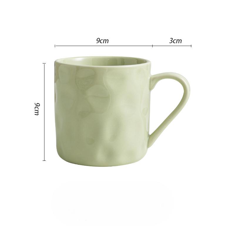 High Value Ceramic Water Cup Cream Wind Couple Cup Girls Creative Breakfast Coffee Cup