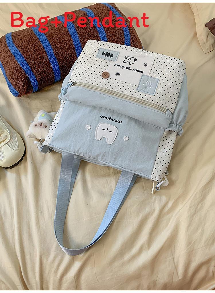 Cute Nylon Crossbody Bag With Large Capacity For Daily Use