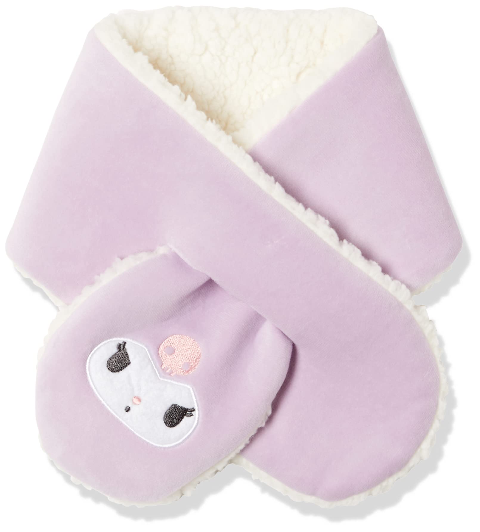 

Утеплитель для шеи Kuromi, детский шарф Sanrio Character Cold Protection, черный, 80 см x 12 см [Okamoto] 318-886 чёрный