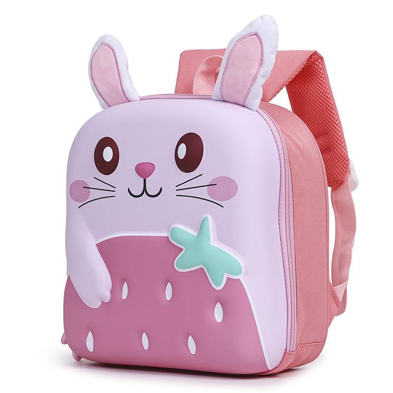 Baby Toddler Girl Backpack With Cute Bunny Design And Spacious Storage For School Use