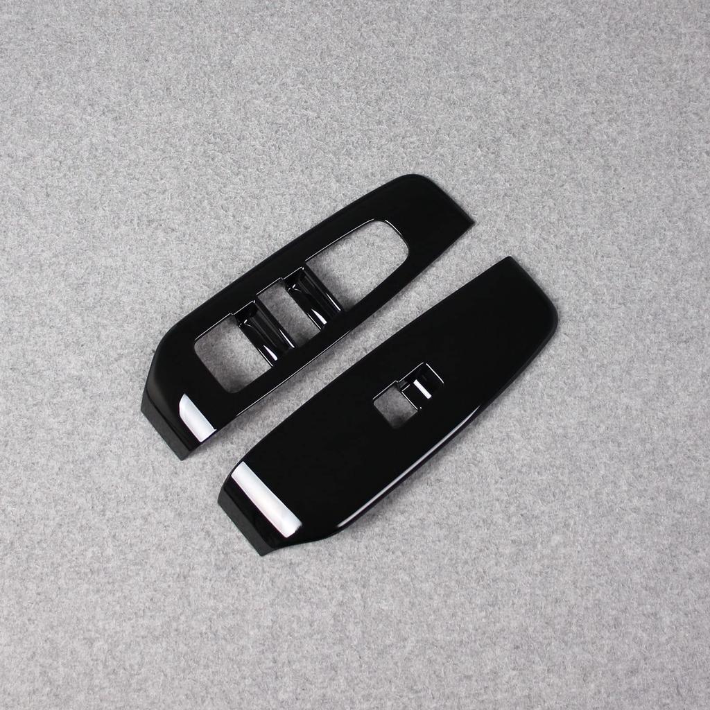 Ruiq Interior Door Window Button Switch Panel Cover Garnish for the New Nissan Note Designed for Nissan NOTE E13, E-Power (Black)