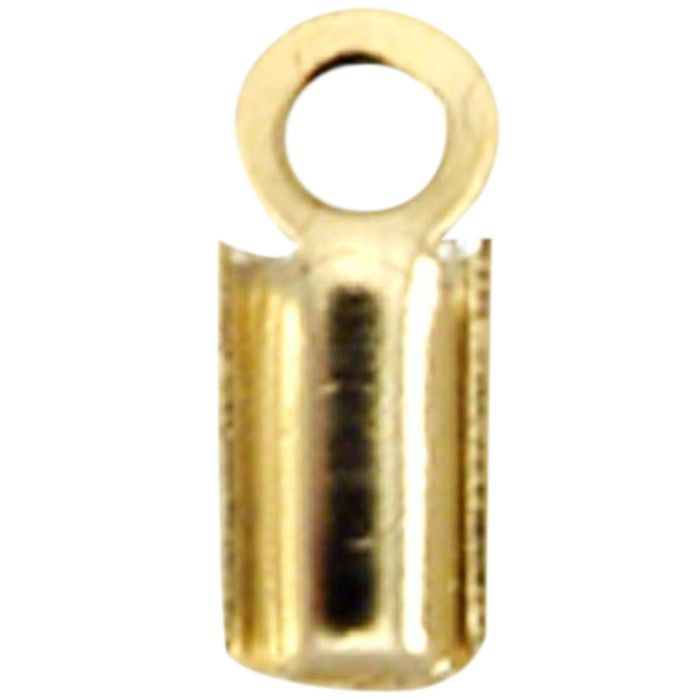 Embout de cordon 5 mm Doré (lot de 10)