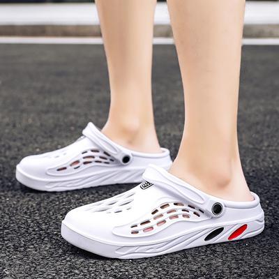 Fujian Manufacturer Large Size 4849 Men'S Beach Shoes Men'S Shoes Big Hole Shoes Slippers Casual Outdoor Summer