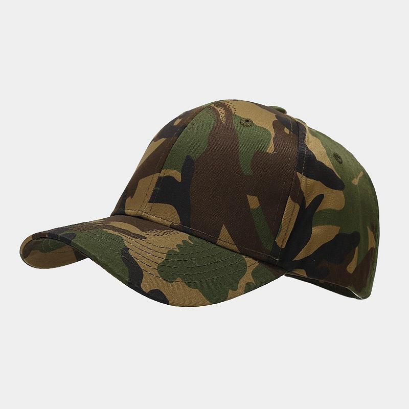 European and American New Camouflage Baseball Caps Men's and Women's Outdoor Travel Mountaineering Caps Casual Versatile Shopping Sunshade Sunscreen