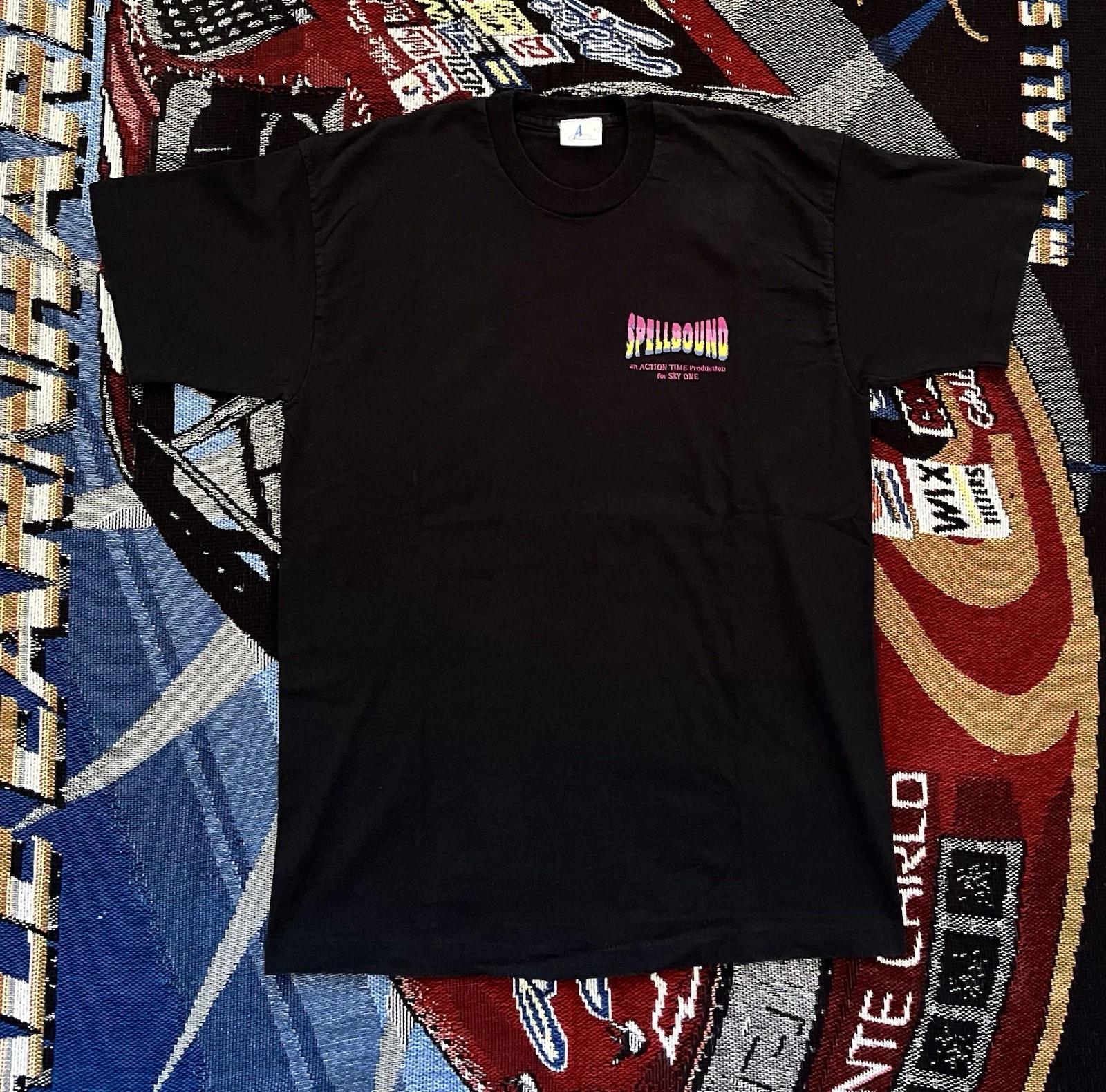 Vintage Spellbound Shirt British TV Game Show Action Time Large 90s S