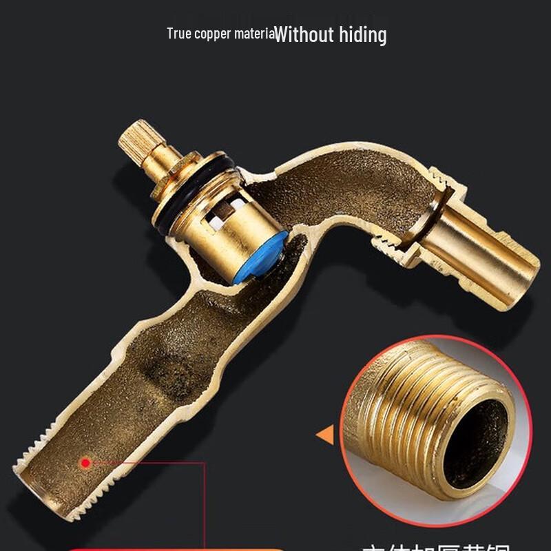 HANDUNYOU Thickened Copper Core Alloy Faucet